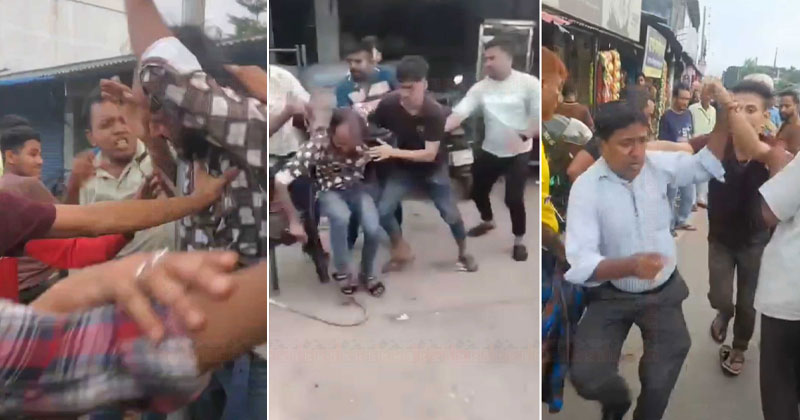 যশোরে সিআইডি টিমের উপর মাদক ব‍্যবসায়ীদের হামলা