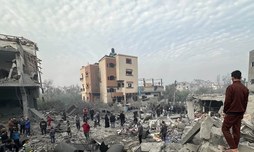 গাজা ৬১ মিলিয়ন টন ধ্বংসস্তূপে চাপা পড়েছে : জাতিসংঘ